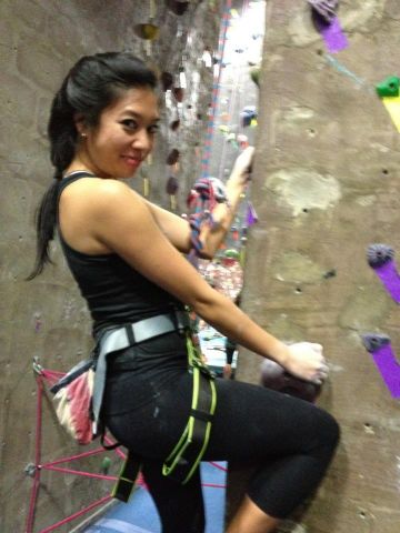 Getting my climb on!