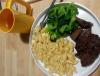 MacNChs Shells, Grilled Ribeye Steak and Bok Choy.jpg