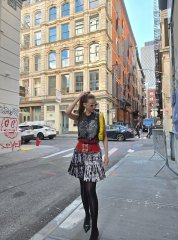 Cool air, sweaty armpits