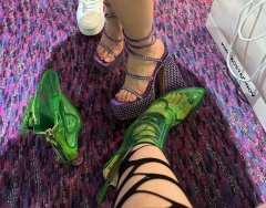 Shoe shopping could be funny