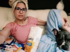 Lounging with Kitty