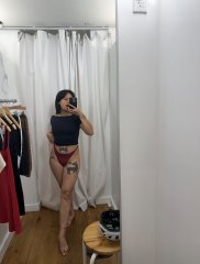 in the dressing room…