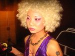Chinese ProDomme wearing sheer pantyhose at Fetish Fortress